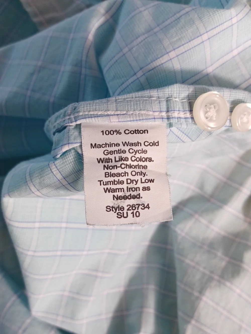 J. Crew Mens Light Weight Cotton Blue Plaid Long-Sleeve Button-Up Shirt Medium